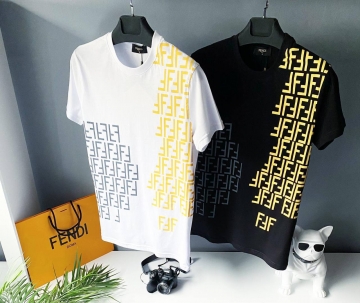Брендовая молодежная футболка Fendi Ф-718