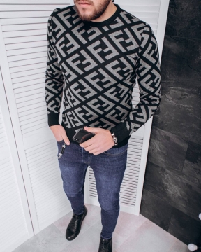 Модний чоловічий світшот Fendi style Т-491 