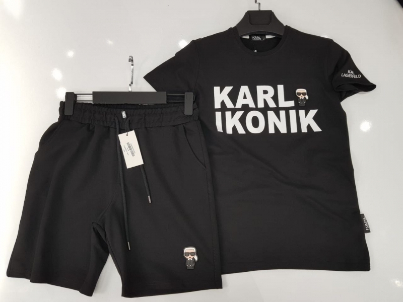 Брендовый летный комплект футболка шорты Lagerfeld К-296
