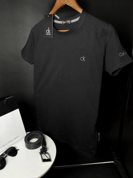 Однотонная мужская стильная футболка ск (реплика) Ф-750