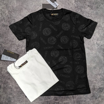 Люксовая мужская брендовая футболка Versace Ф-776