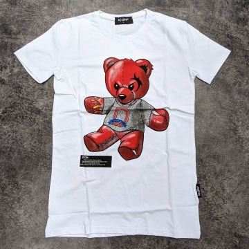 Мужская футболка dsquared с медведем Ф-818