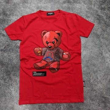Мужская футболка dsquared с медведем Ф-818