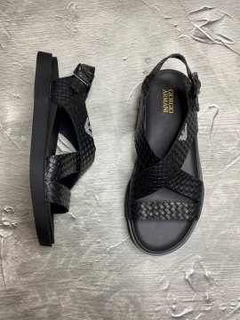 Черные мужские сандали Armani Т-401