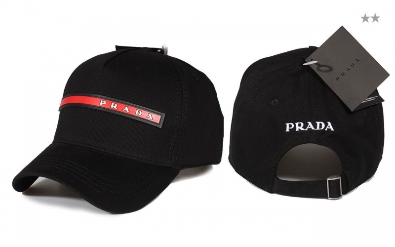 Черная мужская кепка Prada К-64