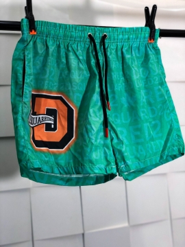 Зеленые шорты Dsquared для плавания С-319