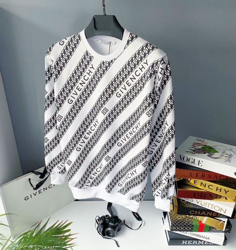 Белый мужской брендовый свитшот Givenchy Т-516