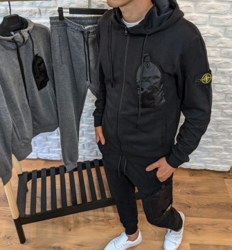 Брендовый мужской спортивный костюм Stone Island К-396