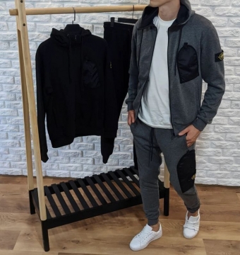 Брендовый мужской спортивный костюм Stone Island К-396