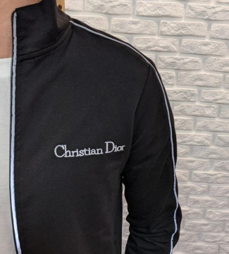 Мужской брендовый спортивный костюм кофта и штаны Dior К-397