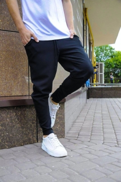 Повседневные черные мужские штаны Asos Б-277