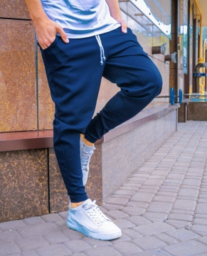 Темно сині молодіжні штани Asos Б-278