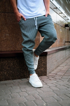 Модные мужские штаны Asos в мелкую клетку Б-282