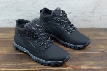Мужские кожаные зимние кроссовки Columbia Т-557