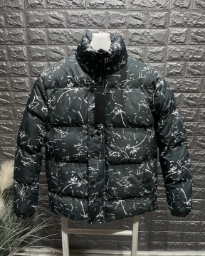 Мужской черный пуховик Zara К-575