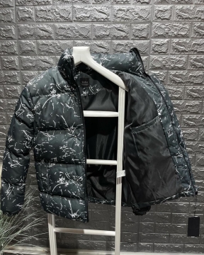 Мужской черный пуховик Zara К-575