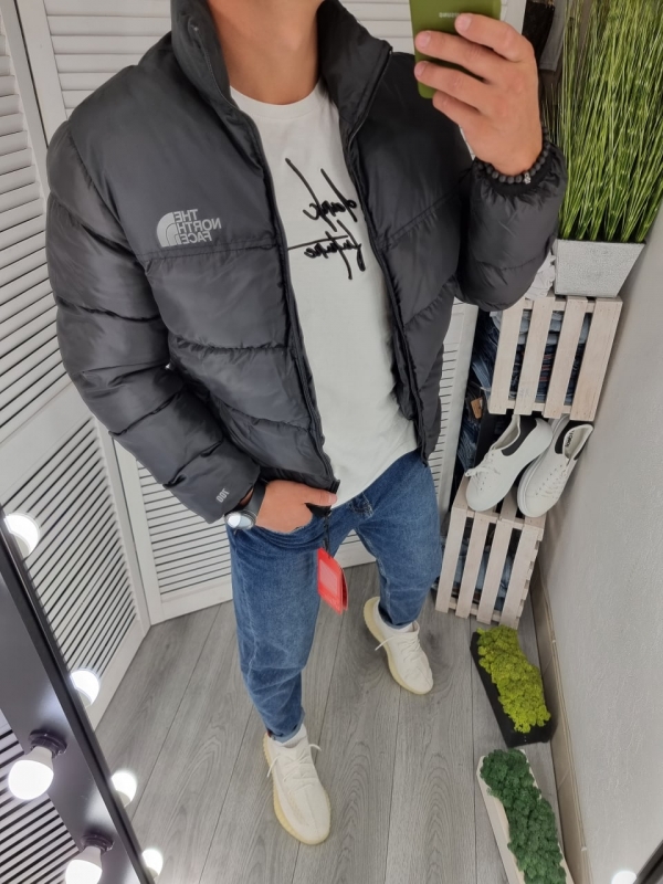 Зимняя мужская черная куртка The north face К-586