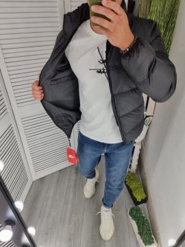 Зимняя мужская черная куртка The north face К-586