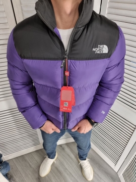 Фиолетовая зимняя куртка The north face К-588