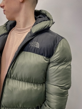 Длинный мужской пуховик the north face К-617