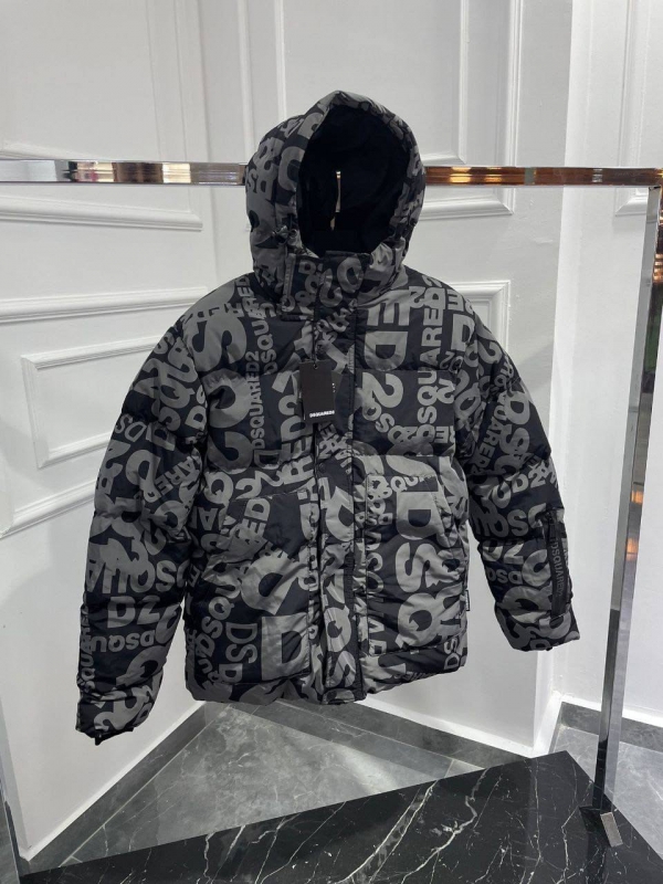 Брендовая мужская зимняя куртка Dsquared К-627