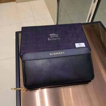 Мужской кожаный клатч Burberry К-75