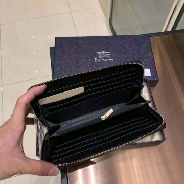 Мужской кожаный клатч Burberry К-75