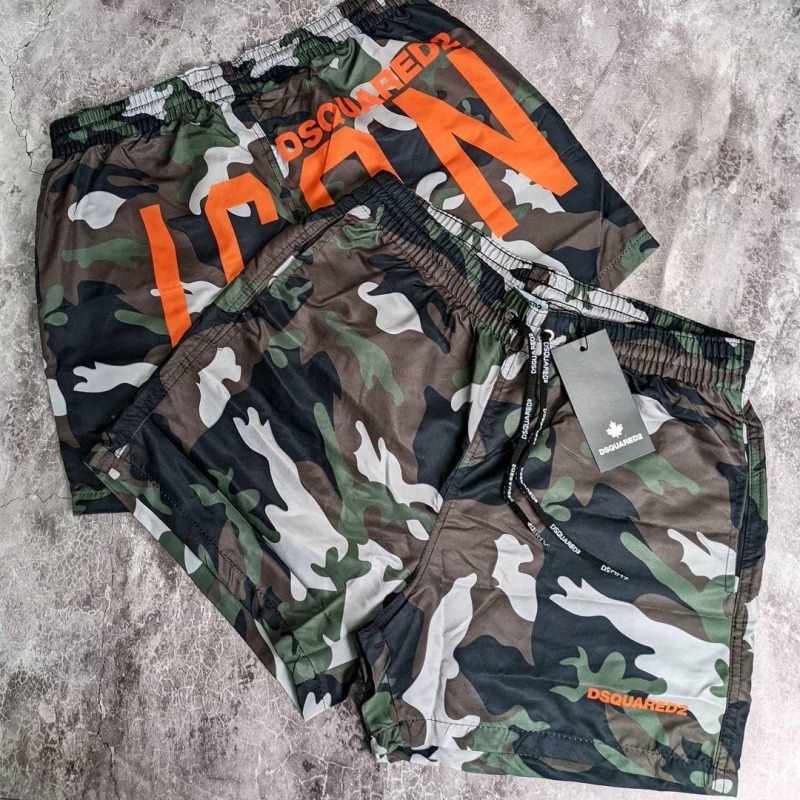 Камуфляжні плавальні шорти Dsquared2 С-322