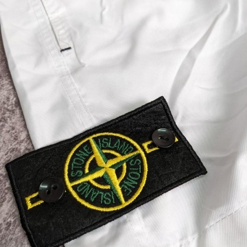 Белые плавальные мужские шорты Stone Island С-330