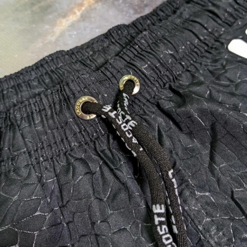 Черные летние брендовые шорты Lacoste С-337