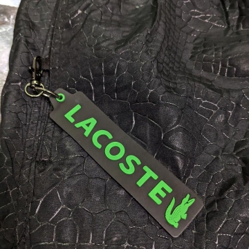 Черные летние брендовые шорты Lacoste С-337