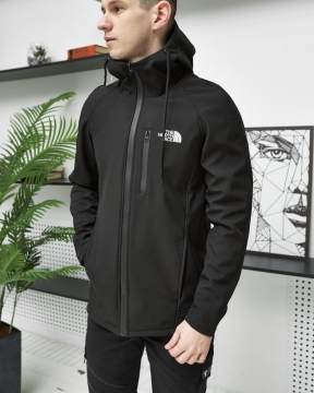 Черная куртка софтшел The North Face К-680