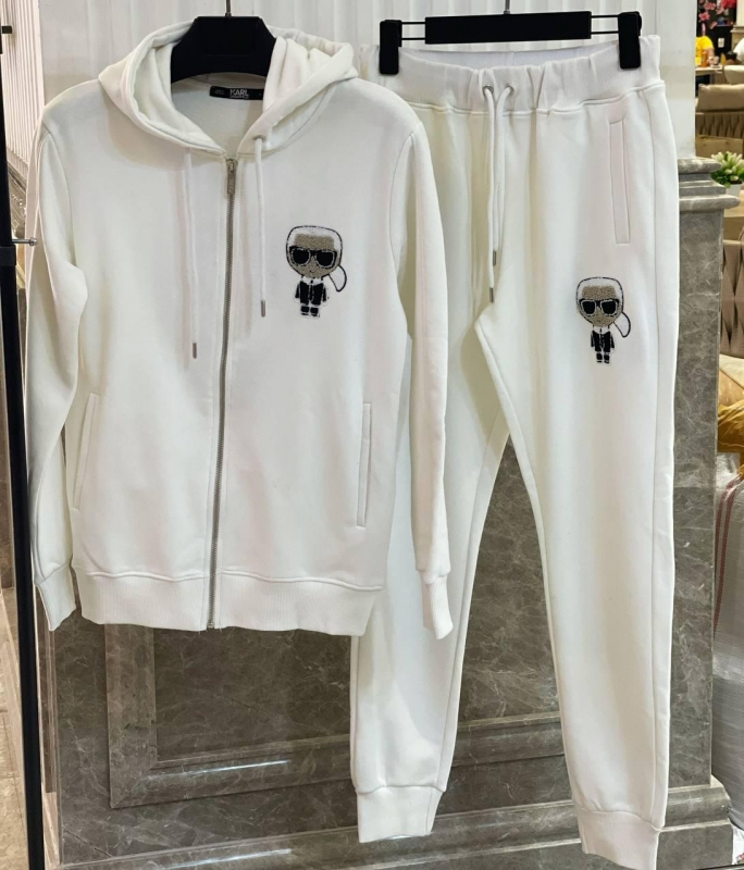 Білий чоловічий спортивний костюм Lagerfeld К-463