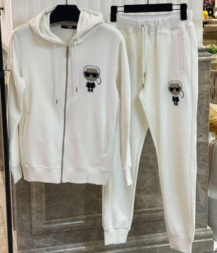 Білий чоловічий спортивний костюм Lagerfeld К-463