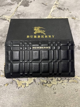 Брендовый кошелек Burberry на молнии К-78