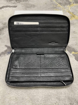 Брендовый мужской кожаный клатч Armani К-83