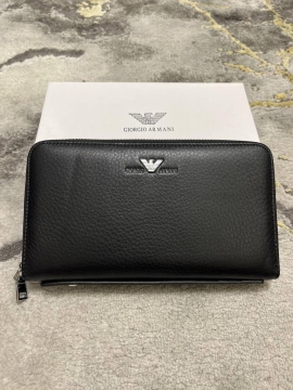 Брендовый мужской кожаный клатч Armani К-83