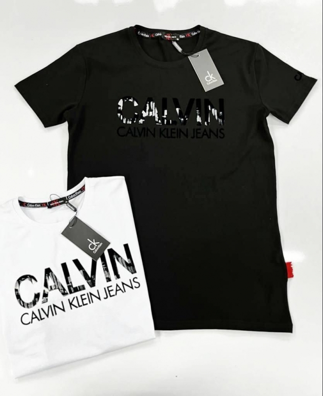 Брендовая мужская футболка Calvin Ф-1066