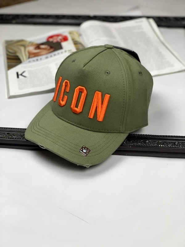 Мужская кепка Icon в цвете хаки К-101
