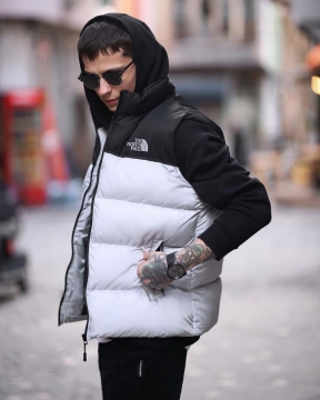 Мужские серая жилетка TNF К-725