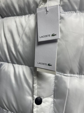 Брендовая мужская жилетка Lacoste (черная и белая) К-730