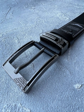 Стильный классический мужской ремень кожаный пояс Armani Р-235
