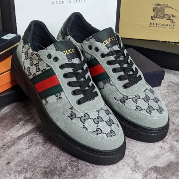 Модные серые мужские кроссовки Gucci Т-673