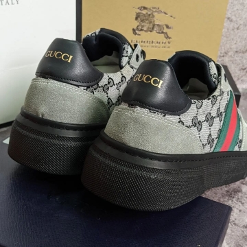 Модные серые мужские кроссовки Gucci Т-673