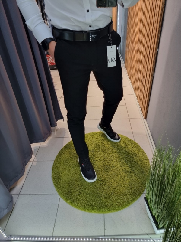 Черные мужские брюки Zara Б-408
