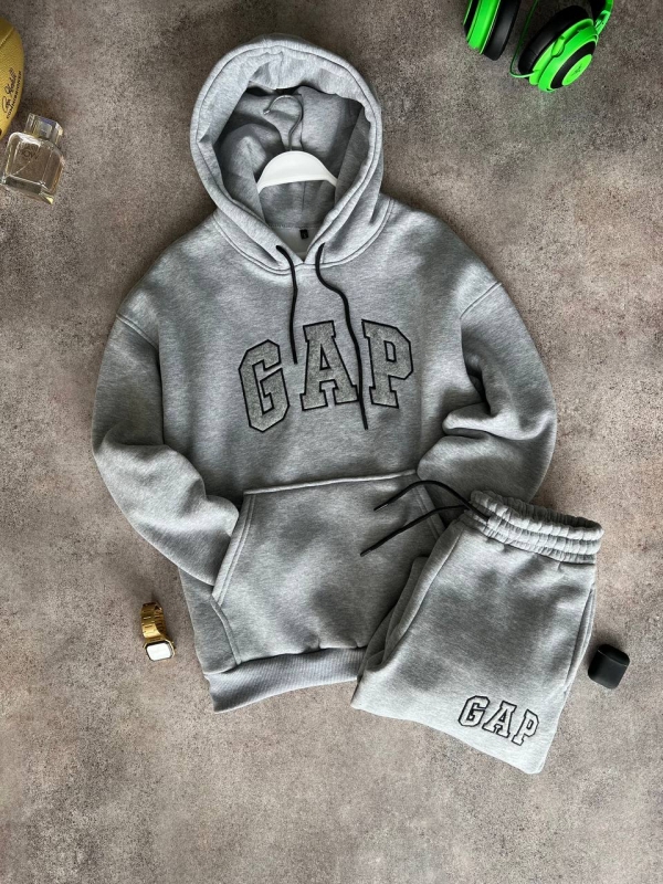 Брендовий чоловічий зимовий спортивний костюм Gap на флісі К-554