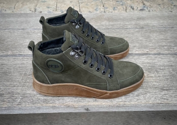 Стильные мужские ботинки Ugg хаки Т-713