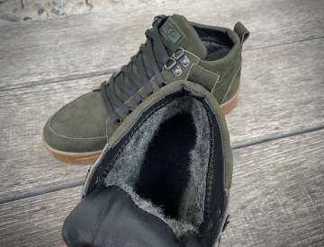 Стильные мужские ботинки Ugg хаки Т-713