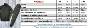 Теплый мужской темно зеленый спортивный костюм без капюшона К-586