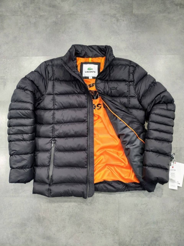 Брендова чоловіча куртка lacoste на єврозиму К-881